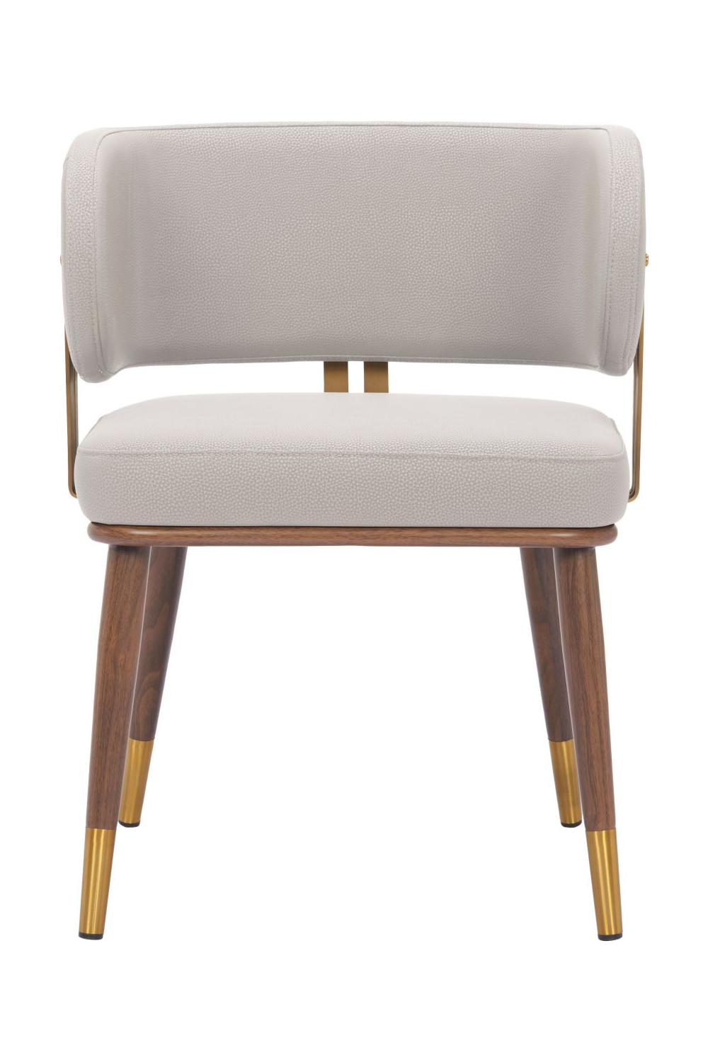   Beige Leather Dining Chair | Oroa.com