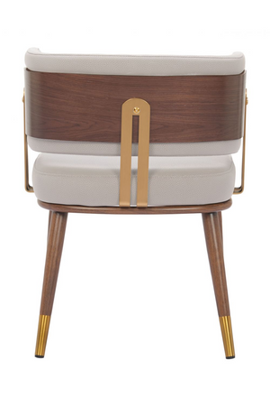   Beige Leather Dining Chair | Oroa.com