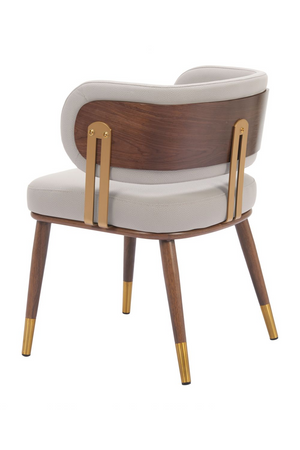   Beige Leather Dining Chair | Oroa.com