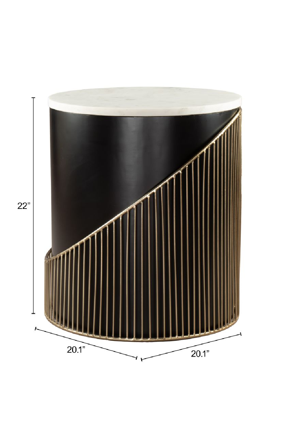   Marble Top Side Table | Oroa.com