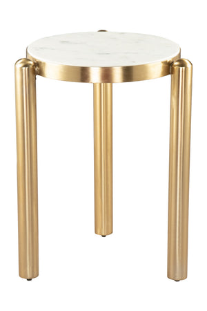   White & Gold Side Table | Oroa.com
