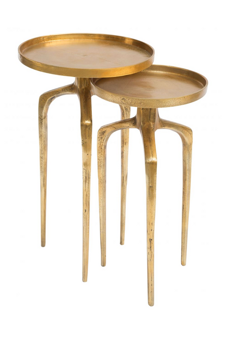   Antique Gold Accent Table Set | Oroa.com