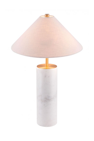   Beige Marble Base Table Lamp | Oroa.com