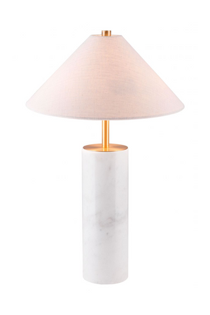   Beige Marble Base Table Lamp | Oroa.com