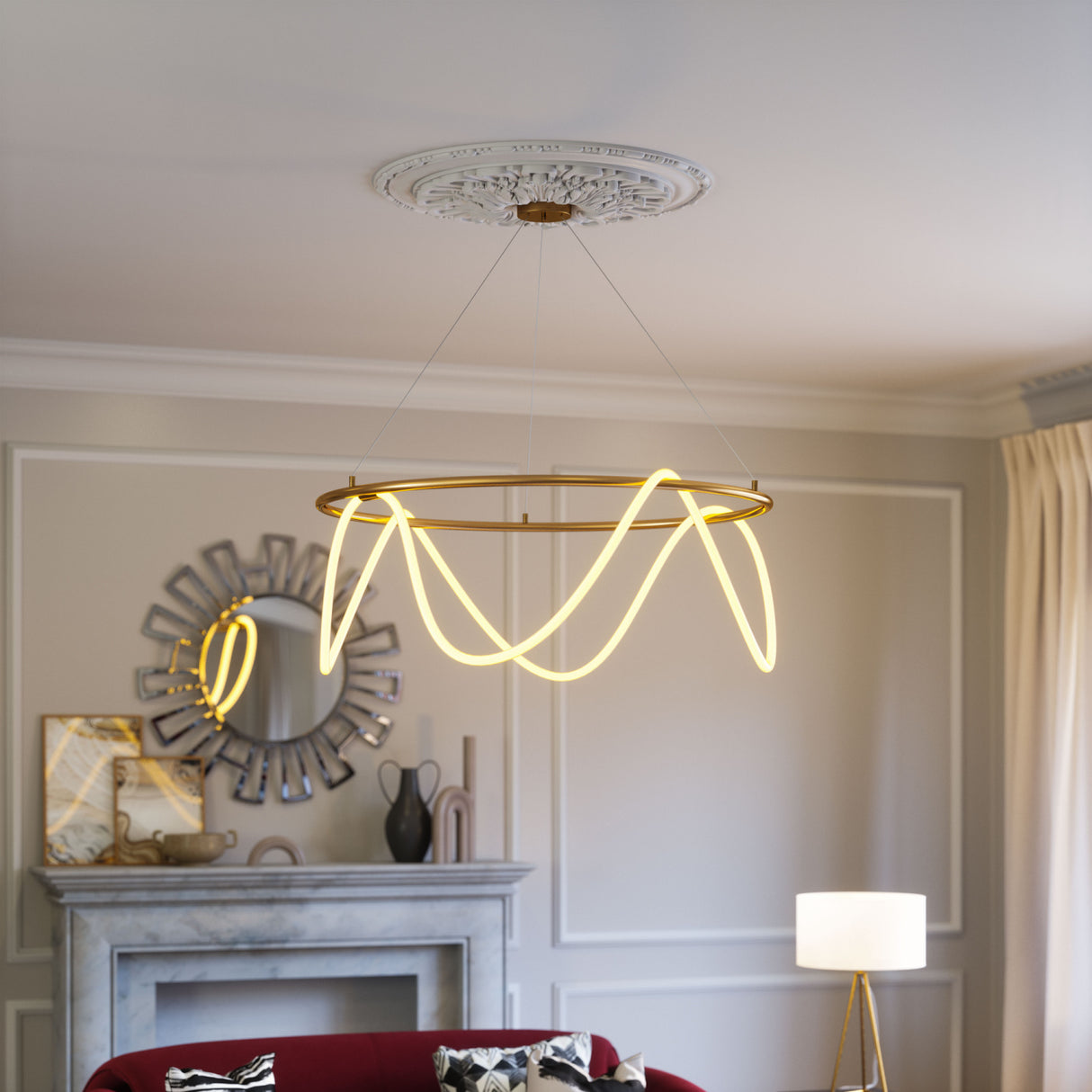   Flexible LED Tube Pendant Lamp | Oroa.com