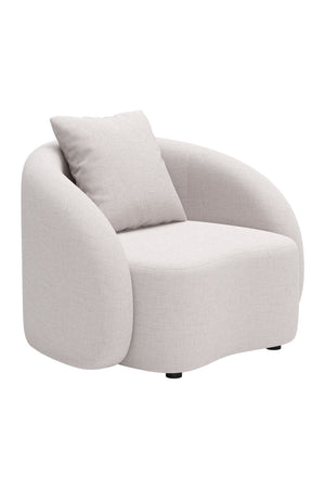   Beige Upholstered Outdoor Accent Chair | Oroa.com