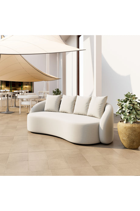   Beige Freeform Outdoor Sofa | Oroa.com