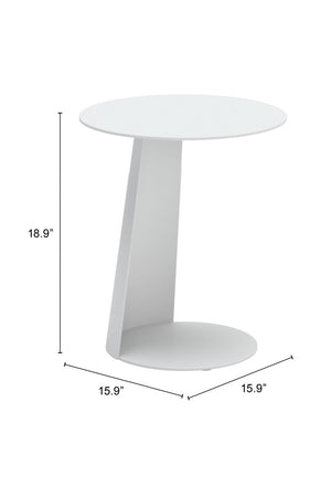   White Outdoor Side Table | Oroa.com