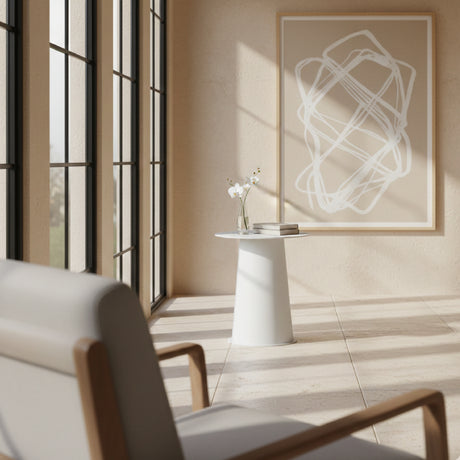   White Outdoor Side Table | Oroa.com