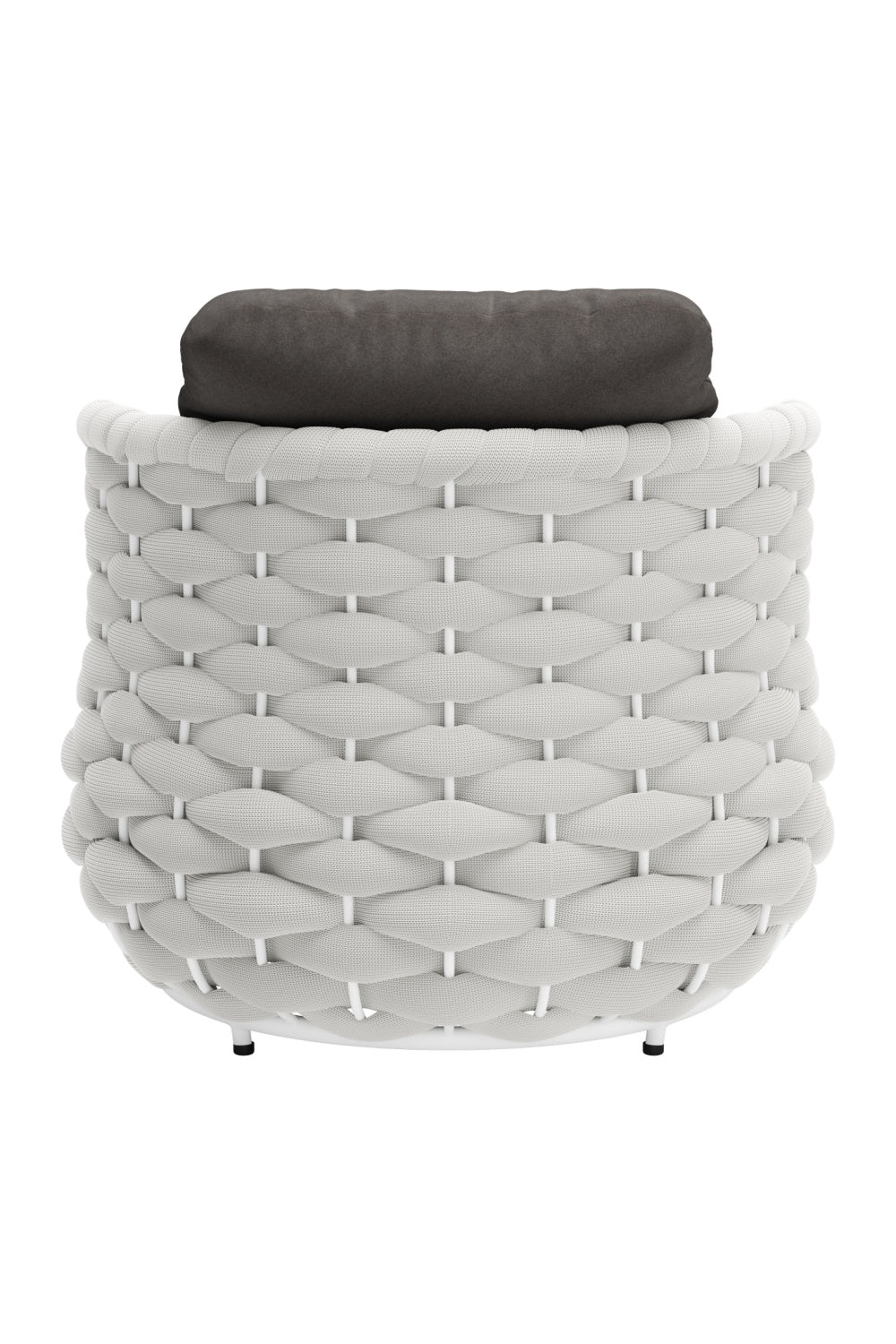   Gray Padded Outdoor Accent Chair | Oroa.com