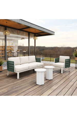   White Olefin Outdoor Lounge Armchair | Oroa.com