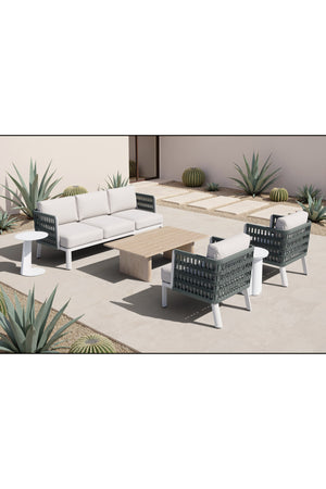   White Olefin Outdoor Lounge Armchair | Oroa.com