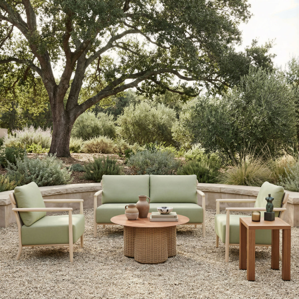   Natural Rattan Look Coffee Table | Oroa.com