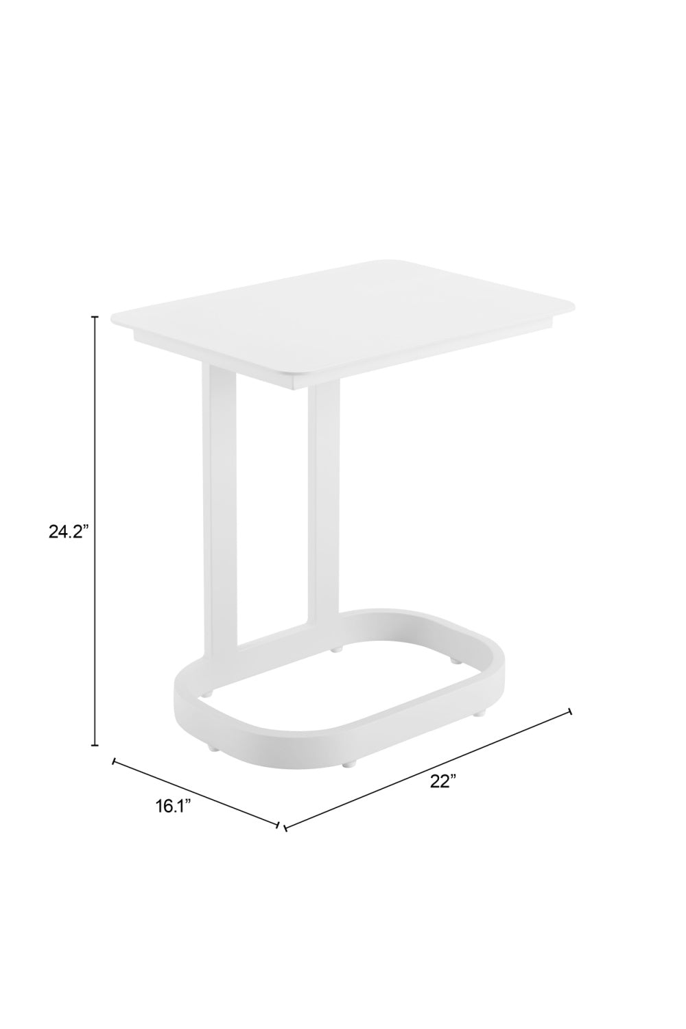   Outdoor Aluminum End Table | Oroa.com