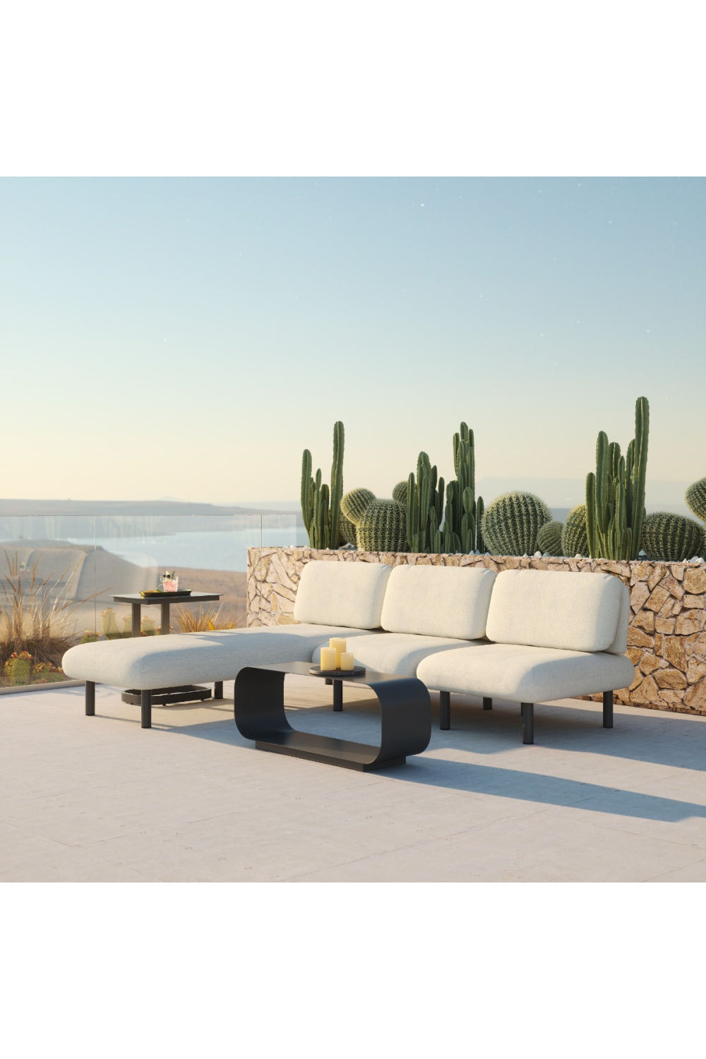   Outdoor Aluminum End Table | Oroa.com
