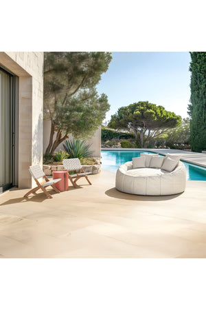   Brown Aluminum Outdoor Side Table | Oroa.com