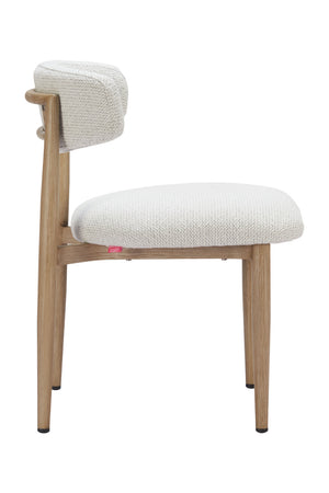   White Padded Outdoor Dining Chair | Oroa.com