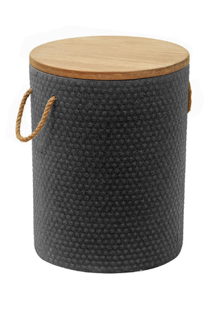   Painted Acacia Wood Outdoor Side Table | Oroa.com