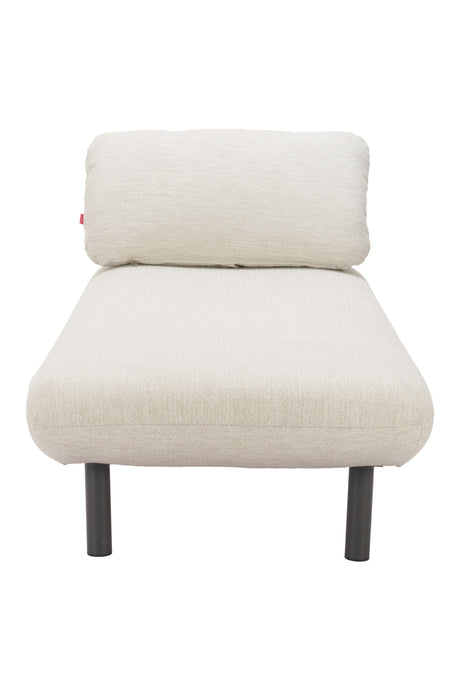   Beige Olefin Outdoor Chaise | Oroa.com