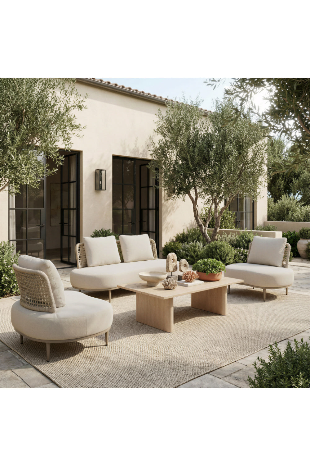   Rattan Weave Outdoor Accent Chair | Oroa.com