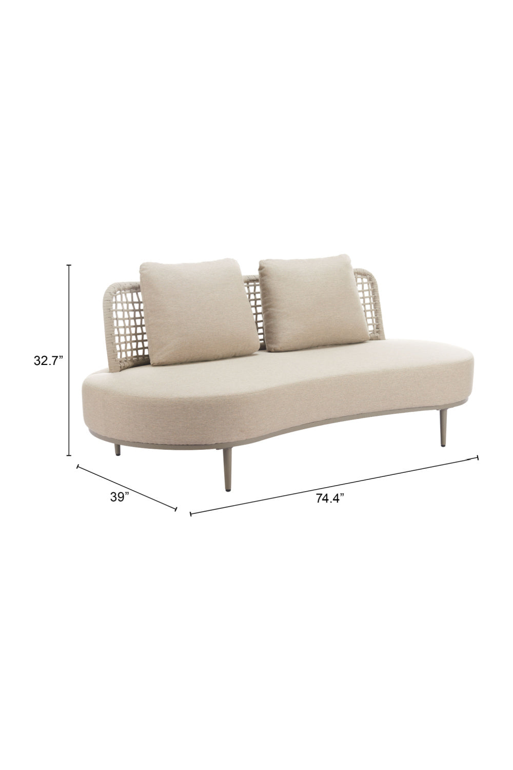   Rattan Weave Outdoor Sofa | Oroa.com
