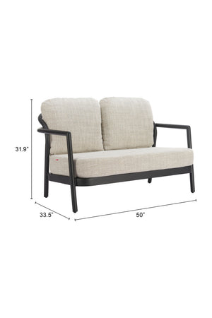  Aluminum Framed Outdoor Loveseat | Oroa.com