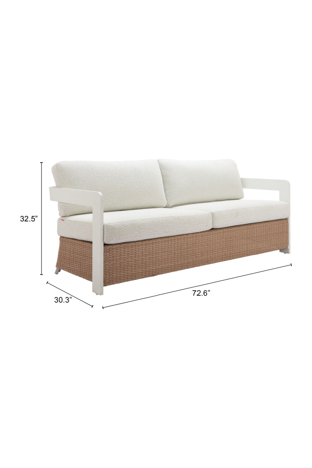   Brown Base Outdoor Sofa | Oroa.com