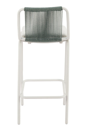   Green Outdoor Bar Stool Set (2) | Oroa.com