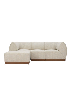   Beige Outdoor Armless Chair | Oroa.com