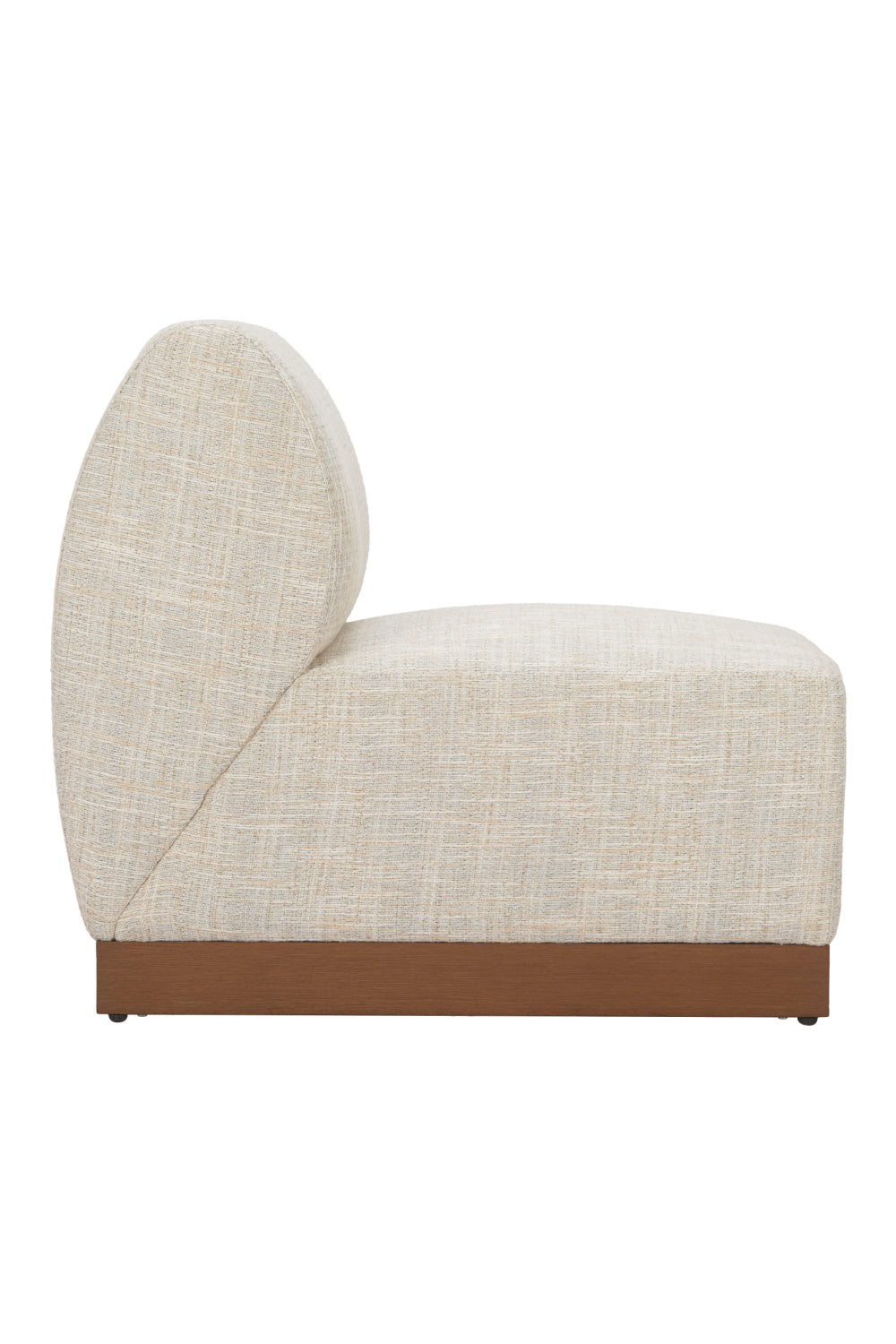   Beige Outdoor Armless Chair | Oroa.com