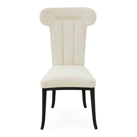   White High-Back Dining Chair | Oroa.com