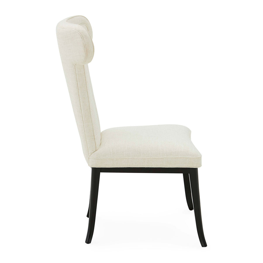   White High-Back Dining Chair | Oroa.com