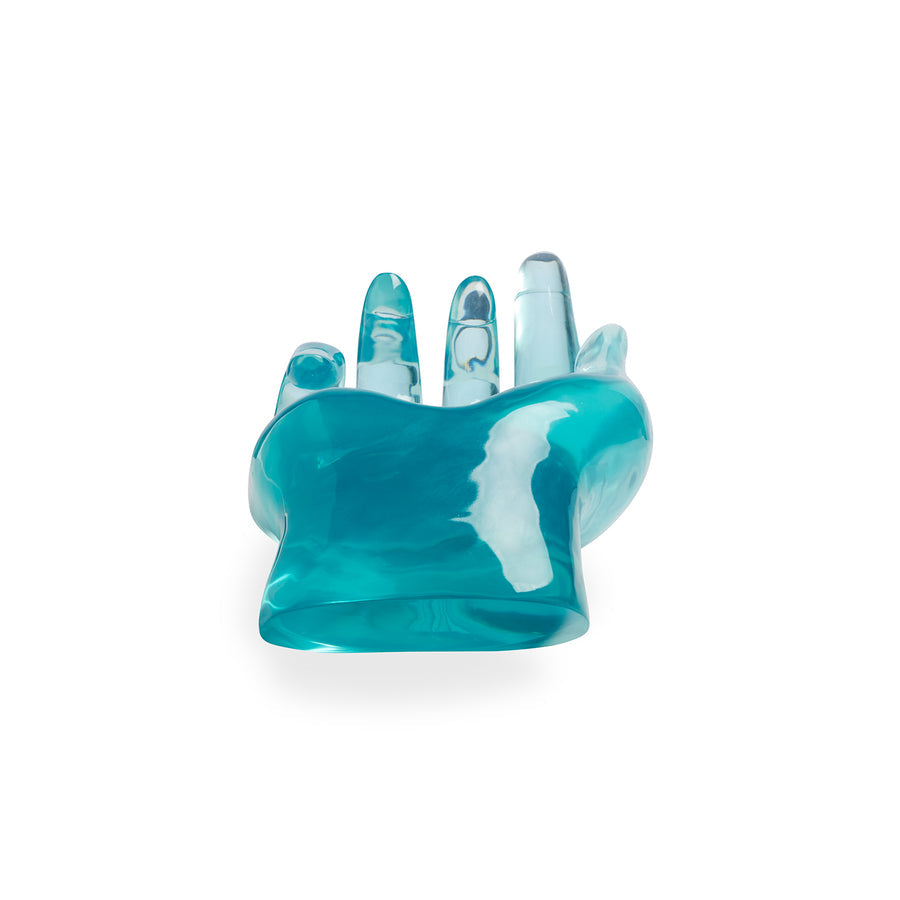   Blue Acrylic Sculptured Bowl | Oroa.com