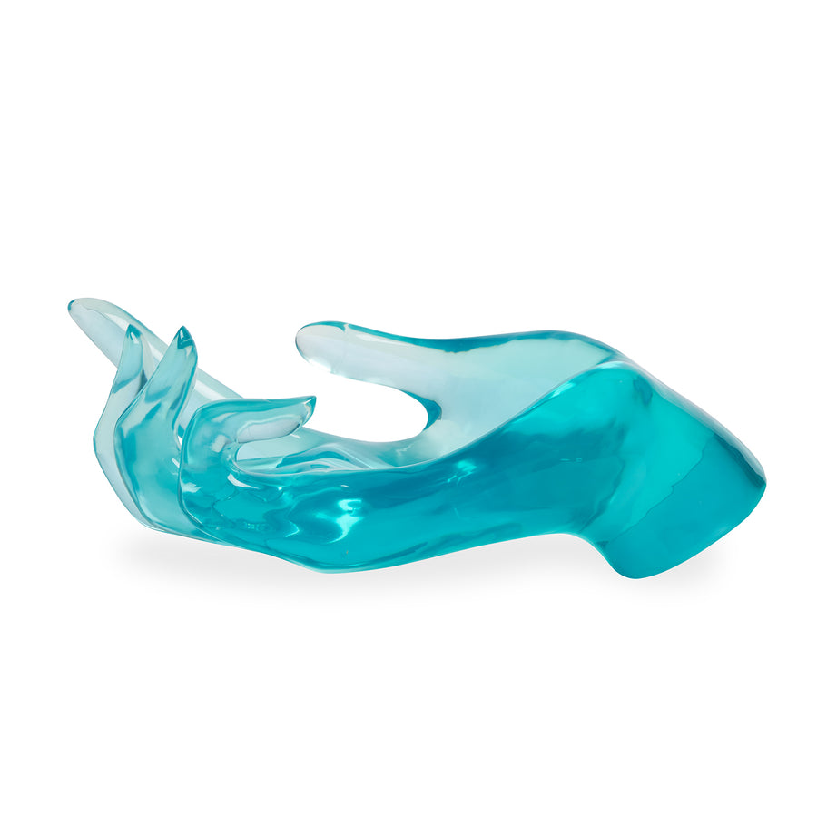   Blue Acrylic Sculptured Bowl | Oroa.com