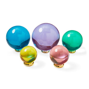   Acrylic Orb Deco Object Set (5) | Oroa.com