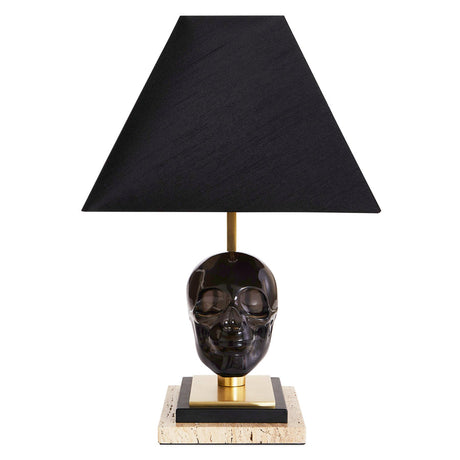   Black Silk Shade Table Lamp | Oroa.com