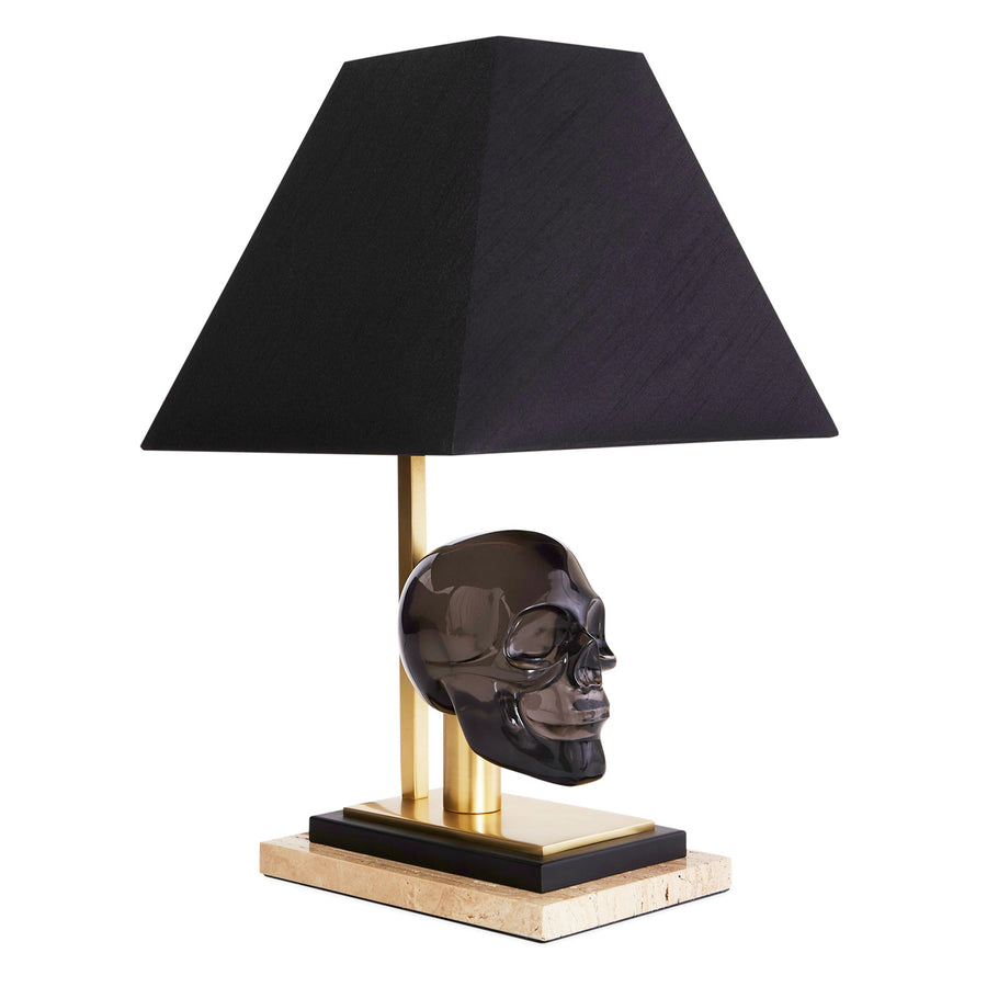   Black Silk Shade Table Lamp | Oroa.com