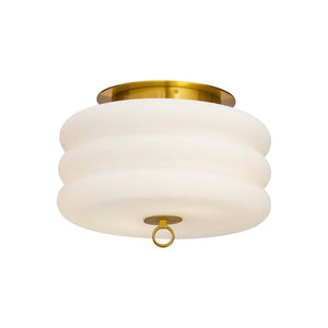   Stacked White Glass Ceiling Lamp | Oroa.com