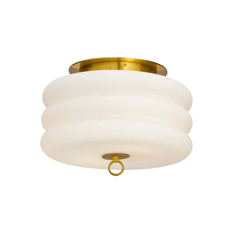   Stacked White Glass Ceiling Lamp | Oroa.com