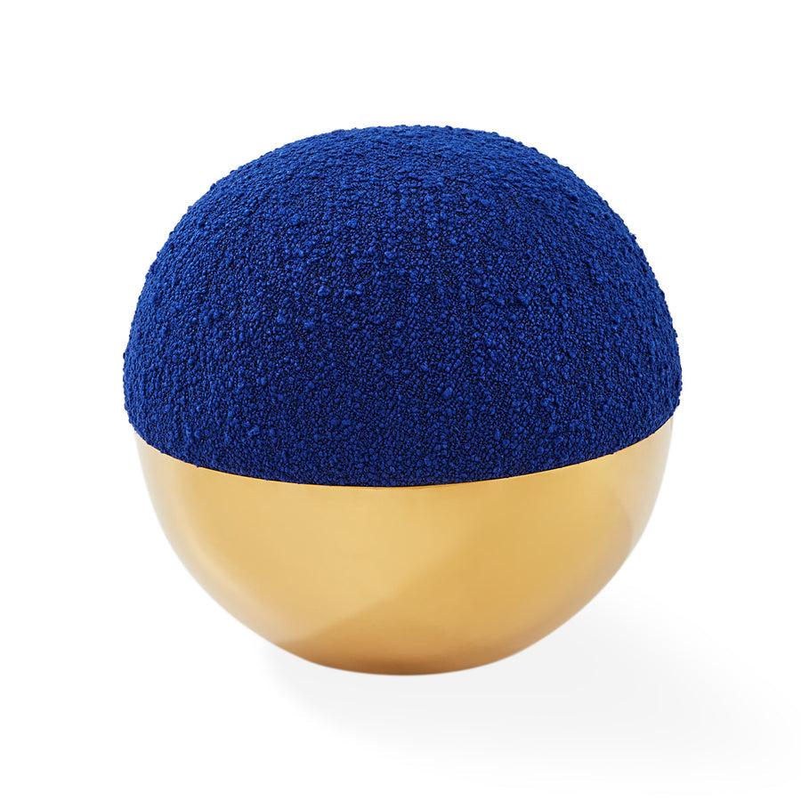   Honed Brass Round Tuffet | Oroa.com