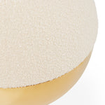   Honed Brass Round Tuffet | Oroa.com