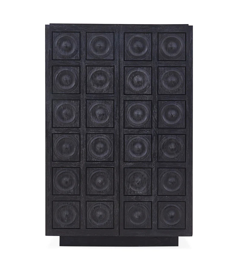   Mindi Wood Circles Cabinet | Oroa.com