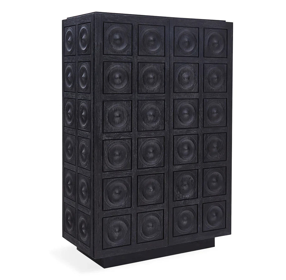   Mindi Wood Circles Cabinet | Oroa.com