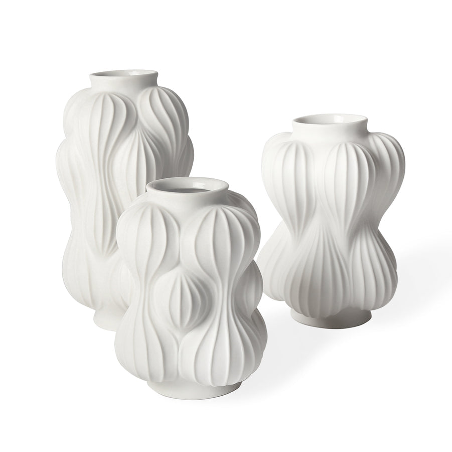   Carved Porcelain Vase L | Oroa.com