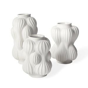   Carved Porcelain Vase L | Oroa.com