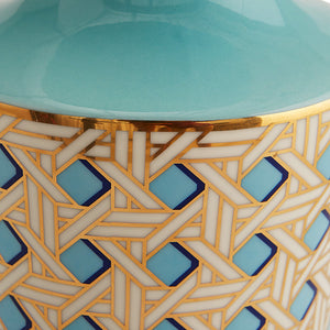  Turquoise Porcelain Cuff Vase | Oroa.com