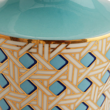   Turquoise Porcelain Cuff Vase | Oroa.com