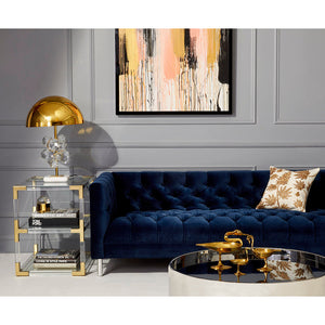   Two-Tier Glass Side Table | Oroa.com