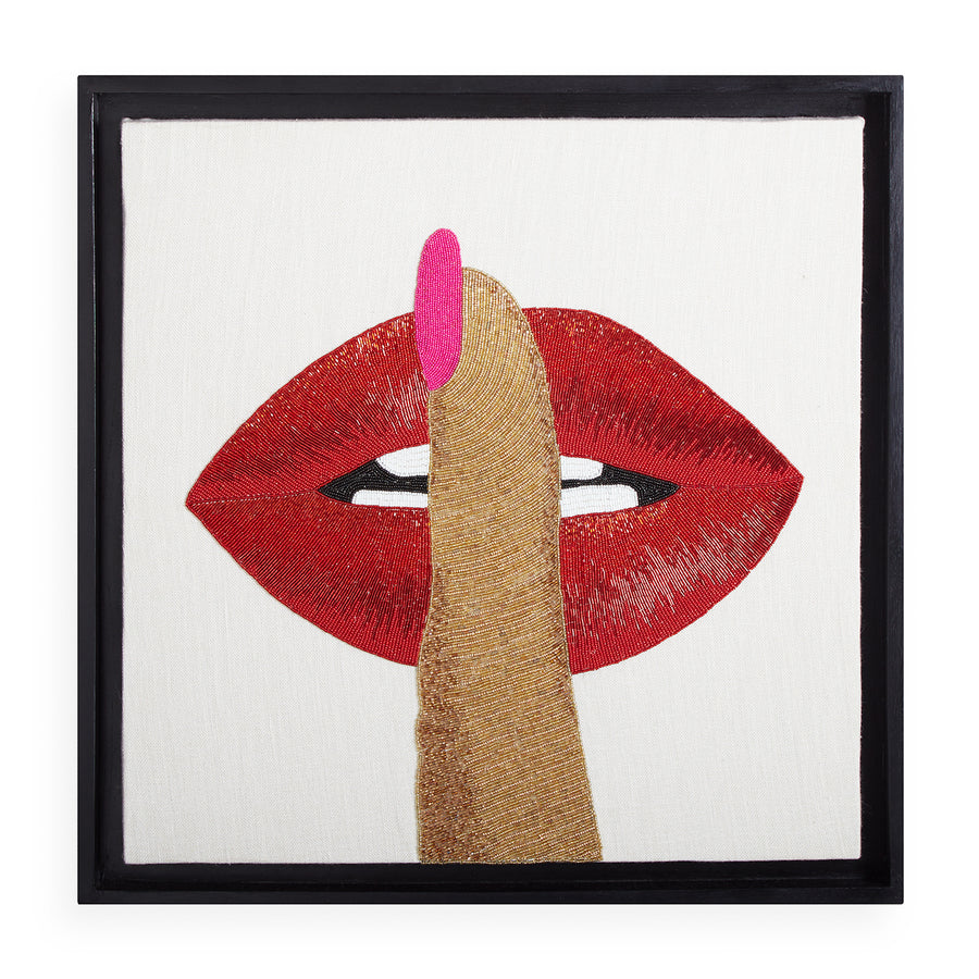   Lips Beaded Art | Oroa.com