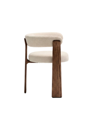   Modern dining chair with dark wood legs -  www.oroa.com | Oroa.com